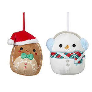 Squishmallows Winter 4-inch Ornament Plush 8-pack Assorted