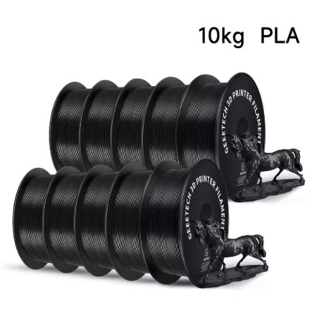 30Kg of GEEETECH Black PLA 3D Printer Filament $204.97 ($6.83/roll)