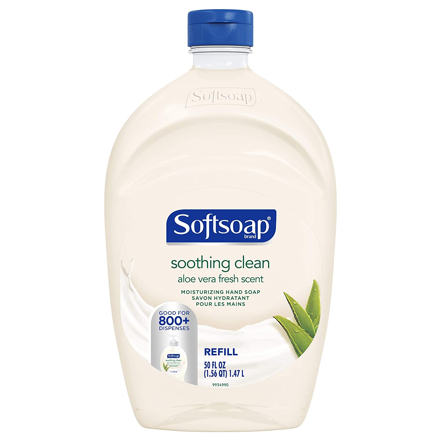 50 oz Softsoap Moisturizing Liquid Hand Soap Refill, Soothing Clean Aloe Vera: $3.77 or lesser