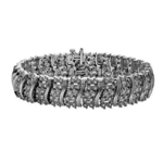 2-ctw Diamond Bracelet in Sterling Silver for $169 + Free Shipping at Szul (Today Only) + Free Returns &amp; 8% cashback