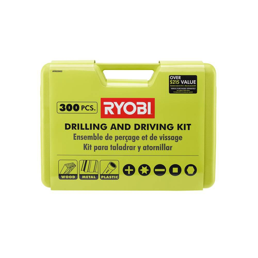 RYOBI 300 Piece Drill and Drive Kit - A983002 - The Home Depot $49.97