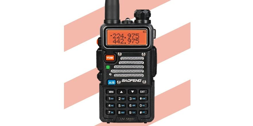 Baofeng UV-5RX3 Tri-Band Radio w/ Earpiece $39