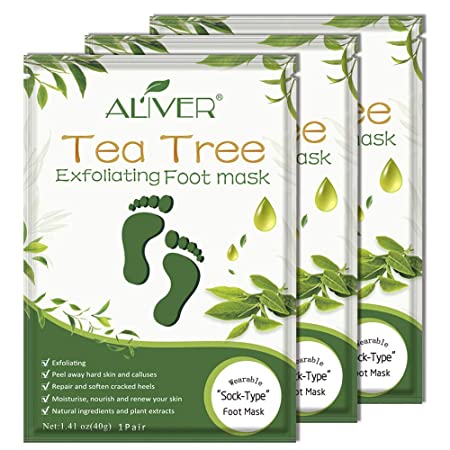 3 Pack ALIVER Foot Peel Mask $6 + Free Prime Shipping