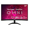 ViewSonic OMNI VX2468-PC-MHD 24 Inch Curved 1080p 1ms 165Hz Gaming Monitor with FreeSync Premium, Eye Care, HDMI and Display Port $123.49 + Free Shipping