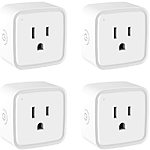4 Pack Smart Plug WiFi Outlet Work with Alexa Google Home $19.99 @Amazon