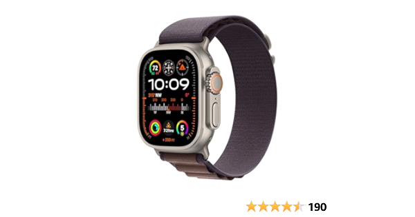 Apple Watch Ultra 2 [GPS + Cellular 49mm] Smartwatch with Rugged Titanium Case & Indigo Alpine Loop Large. Fitness Tracker, Precision GPS, Action Button, Extra-Long Batte - $739