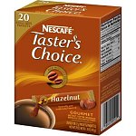 Taster's Choice Hazelnut Instant Coffee, 20-Count Sticks (Pack of 8 = 160 total servings)  $25.23 @ Amazon
