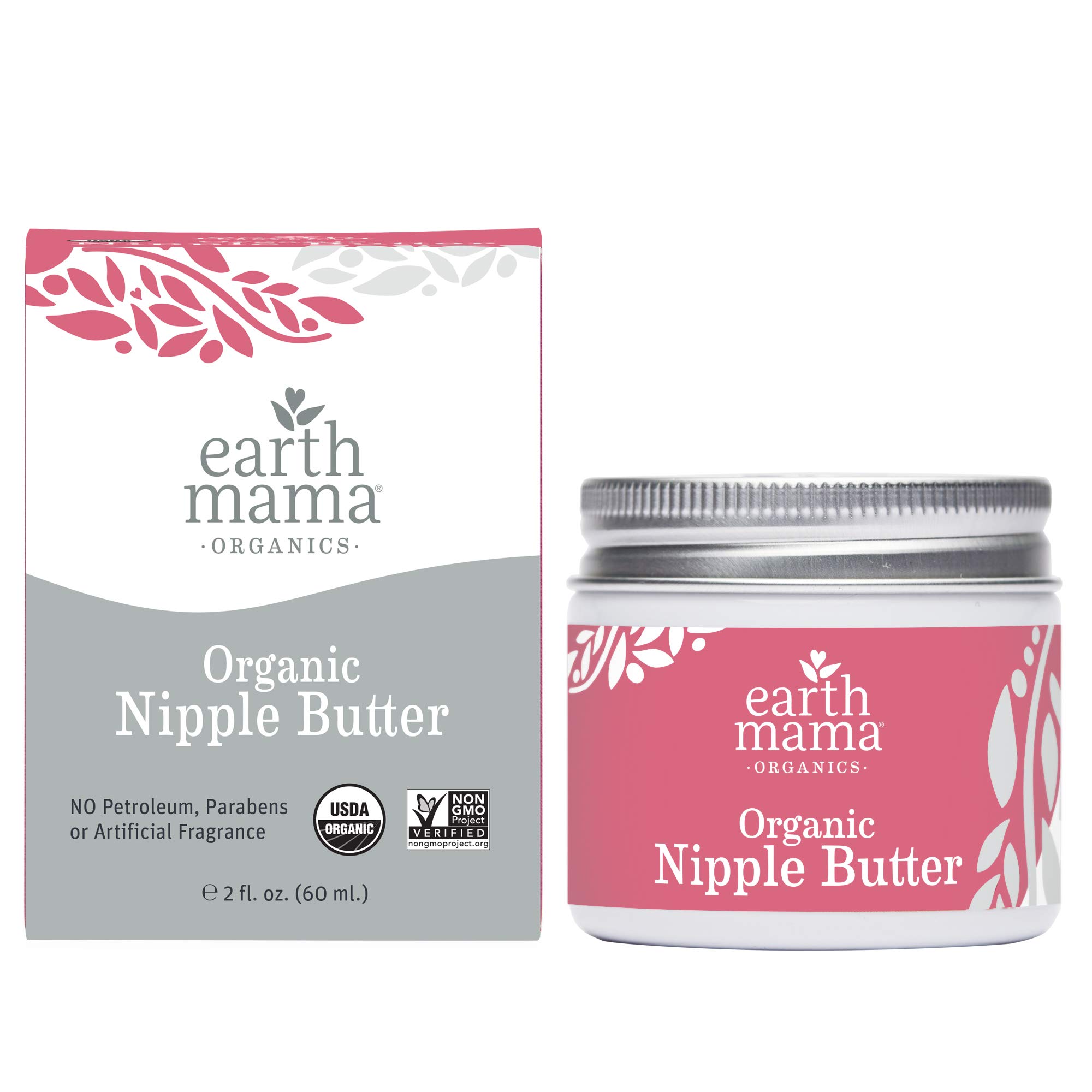 Organic Nipple Butter Breastfeeding Cream by Earth Mama | Lanolin-free, Safe for Nursing & Dry Skin, Non-GMO Project Verified, 2-Fluid Ounce $5.48