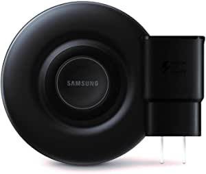 Samsung Qi Certified Fast Charge Wireless Charger Pad (2019 Edition) with Cooling Fan for Galaxy Phones, Watches and Apple Iphone Devices - US Version $19.99