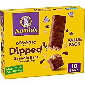 Annie's Chocolate Dipped Chewy Chocolate Chip Granola Bars, 10 ct (Pack of 6) $15.78