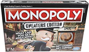 Monopoly Game: Cheaters Edition Board Game Ages 8 and Up $10