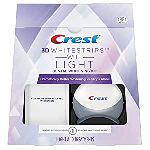 Crest 3D Teeth Whitening Strips Kit, 10 Treatments, 20 Individual Strips (Packaging May Vary), 10 Count $39.99