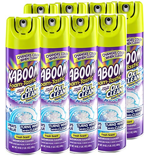 Kaboom Foam-Tastic with OxiClean Fresh Scent Bathroom Cleaner, 19 oz (Pack of 8) $14.13