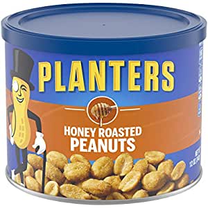 Planters Dry Roasted Peanuts, Honey Roasted, 12 Ounce (Pack of 12) $15.25