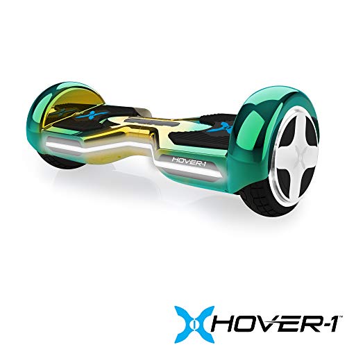 Hover-1 Horizon Electric Hoverboard | 7MPH Top Speed, 7 Mile Range, 3.5HR Full-Charge, Built-In Bluetooth Speaker, Rider Modes: Beginner to Expert, Green/Yellow $99.9