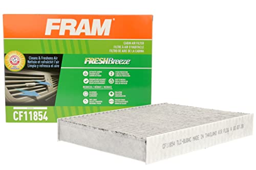 FRAM Fresh Breeze Cabin Air Filter Replacement for Car Passenger Compartment w/ Arm and Hammer Baking Soda, Easy Install, CF11854 for Nissan Vehicles $9.81