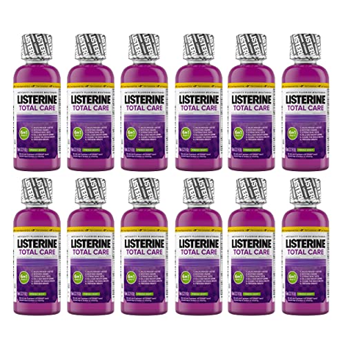 Listerine Total Care Anticavity Fluoride Mouthwash for Bad Breath, Fresh Mint, 95 mL $5.89
