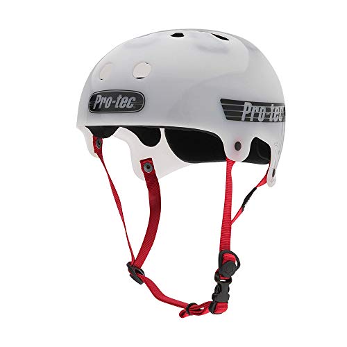 Pro-Tec Classic Bucky Skate and Bike Helmet, Large, Translucent White $9.99