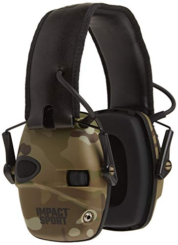 Howard Leight R-02526 by Honeywell Impact Sport Sound Amplification Electronic Shooting Earmuff, MultiCam $25.86