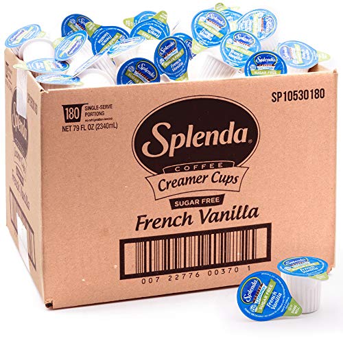 SPLENDA Low Calorie Single Serve Coffee Creamer Cups, Sugar Free French Vanilla, 180 Count $6.97