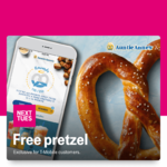 T-Mobile Customers 01/28: Free Pretzel Auntie Anne's, 30% off Adidas, Sun Basket $25 3 meals for 2 people