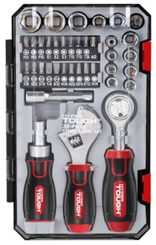 Hyper Tough 38 Piece Multi-Size Stubby Wrench and Socket Set For Home Use $9 + Free S&H w/ Walmart+ or $35+