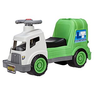 Little Tikes Dirt Diggers Garbage Truck Scoot Ride On with Real Working Horn and Trash Bin - Ages 2 to 5 Years