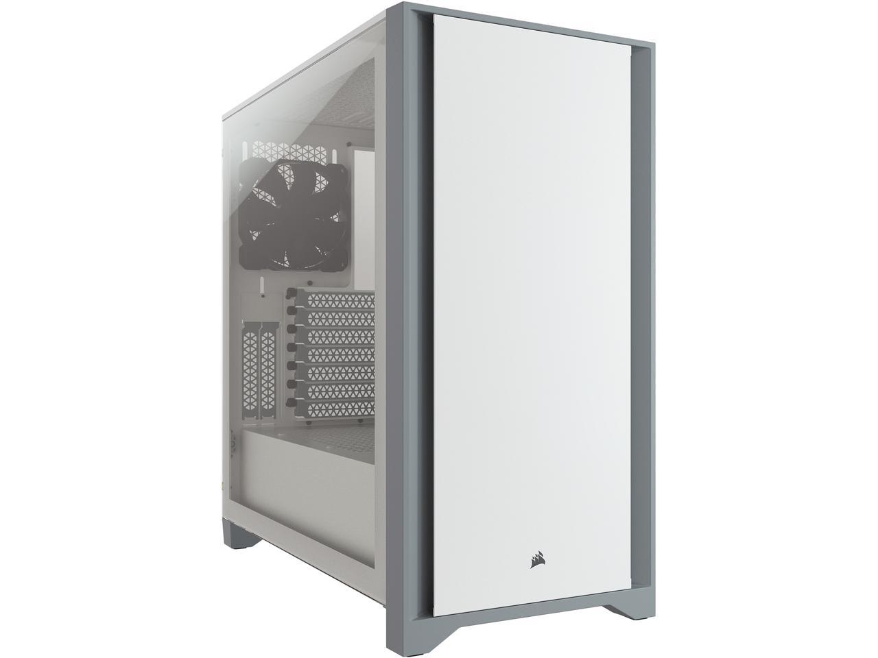 Corsair 4000D Tempered Glass Mid-Tower ATX PC Case White $60 at Woot