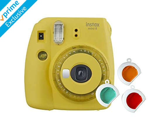 Amazon Prime: Instax Mini 9 Clear Camera, Yellow for $49.99+FS