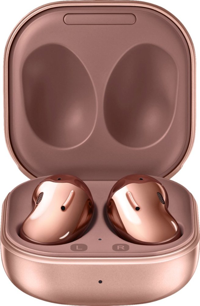 Samsung - Geek Squad Certified Refurbished Galaxy Buds Live True Wireless Earbud Headphones - Bronze for $59.99+FS