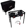 GasOne Two Burner Propane Camp Stove w/ Cover $65 + Free Shipping