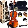 Pyle Solid Wood Violin Fiddle Set w/ Accessory Kit (4/4 Full Size) $64 + Free Shipping