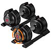 2-Piece Roinoim 5-In-1 Adjustable Dumbbell Set (3-52lb) $127.13 + Free Shipping