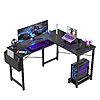 50&amp;quot; L-Shaped Reversible Computer Desk (Black) $47.35 + Free Shipping