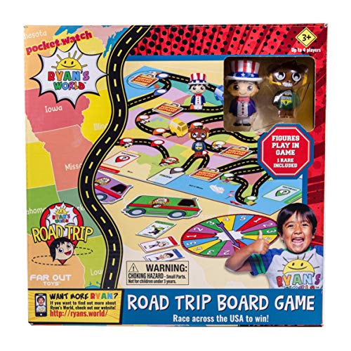 Far Out Toys Ryan's World: Road Trip Board Game $11.90 + Free Shipping w/ Prime or on orders $25+