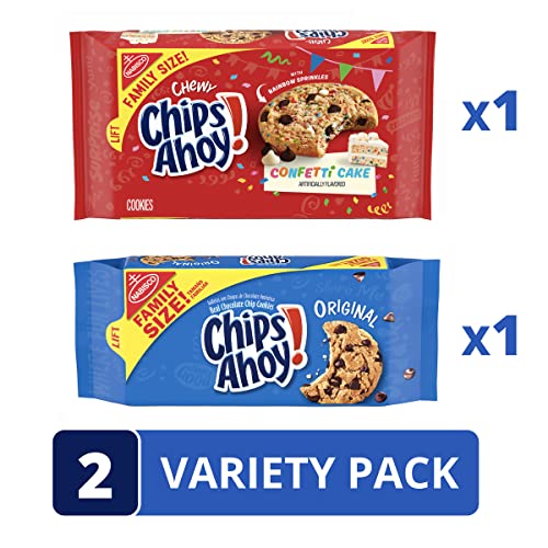 2-Pack Family Size Chips Ahoy! 14.38-Oz Confetti Cake Cookies & 18.2-Oz Chocolate Chips Cookies $7.44 + Free Shipping w/ Prime or on $25+