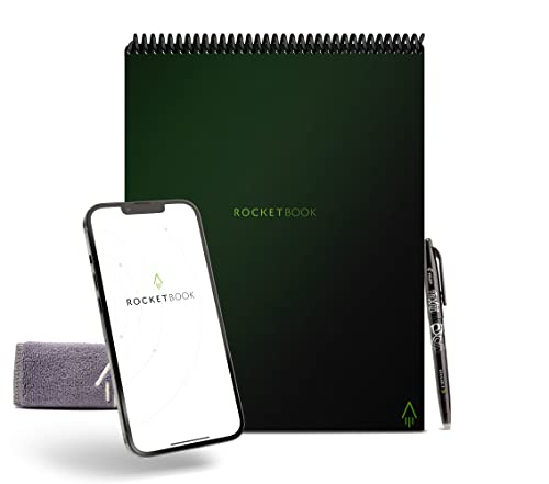Rocketbook Flip Letter Size Notebook- w/ 1 Pilot Frixion Pen & 1 Microfiber Cloth (Green) $18.70 + Free Shipping w/ Prime or on $25+
