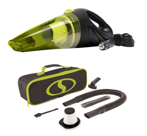 Auto Joe 12-Volt Portable Car Vacuum Cleaner w/ Interior Auto Detailing Accessory Kit & Storage Bag $10.73 + Free Shipping w/ Prime or on $35+