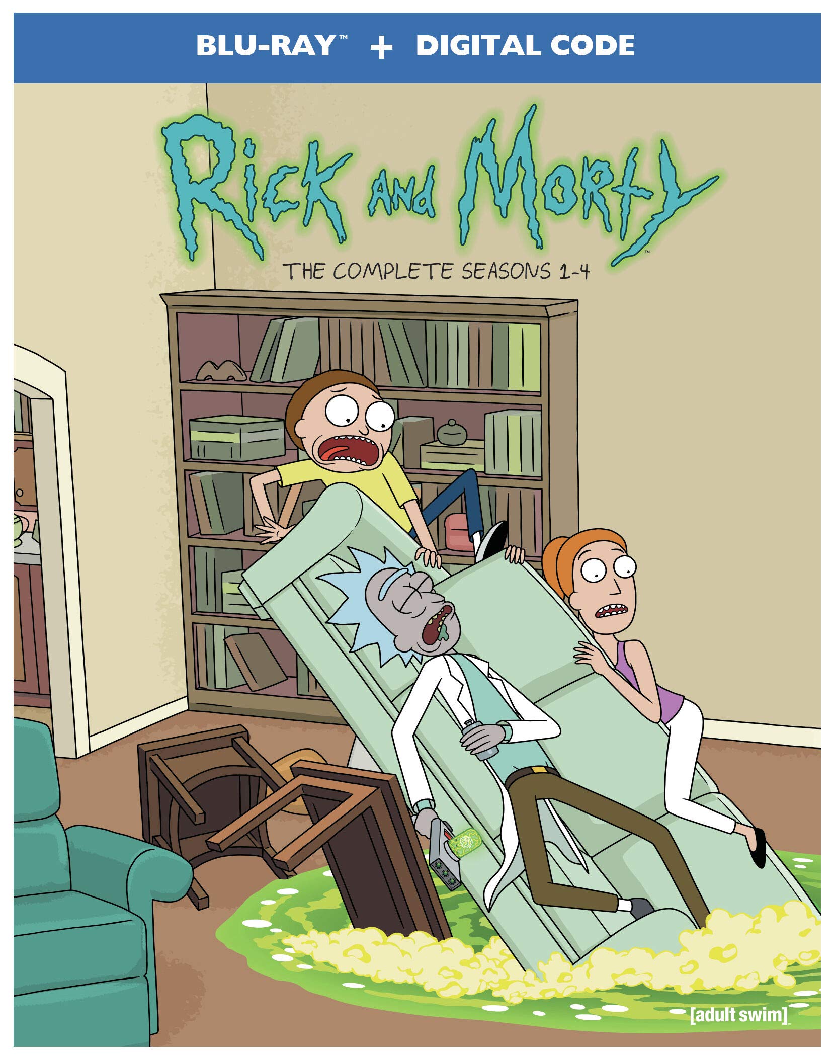 Rick and Morty: Seasons 1-4 (Blu-ray) $27.82 + Free Shipping w/ Prime or on $35+