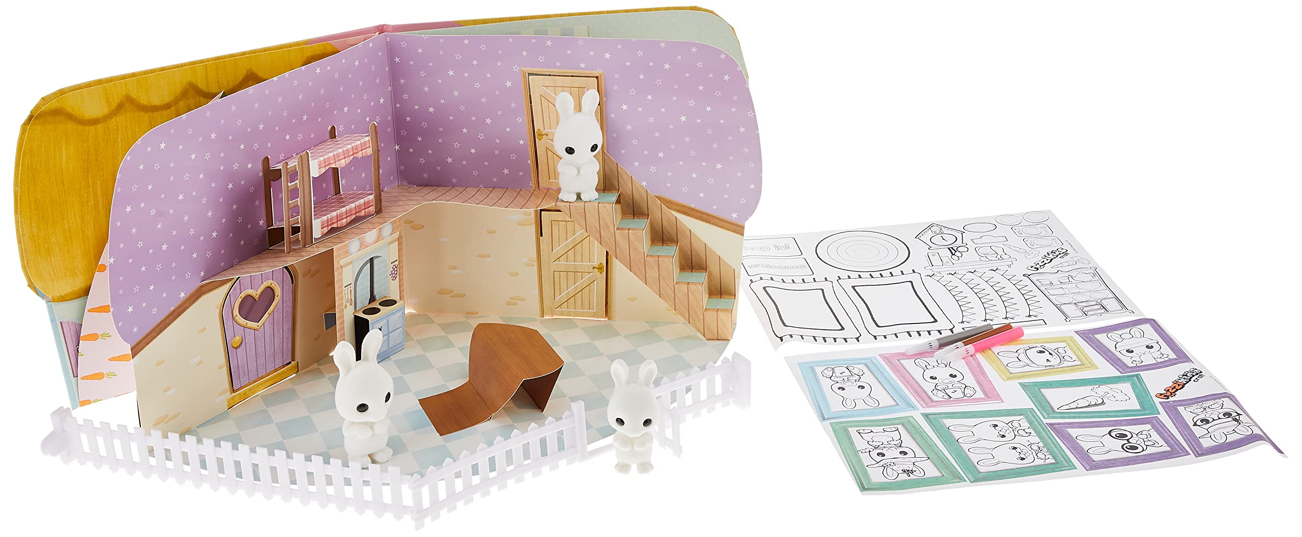 20.25" Fuzzikins Cottontail Cottage Craft Pop-Up Book Playset $7.33 + Free Shipping w/ Prime or on $35+