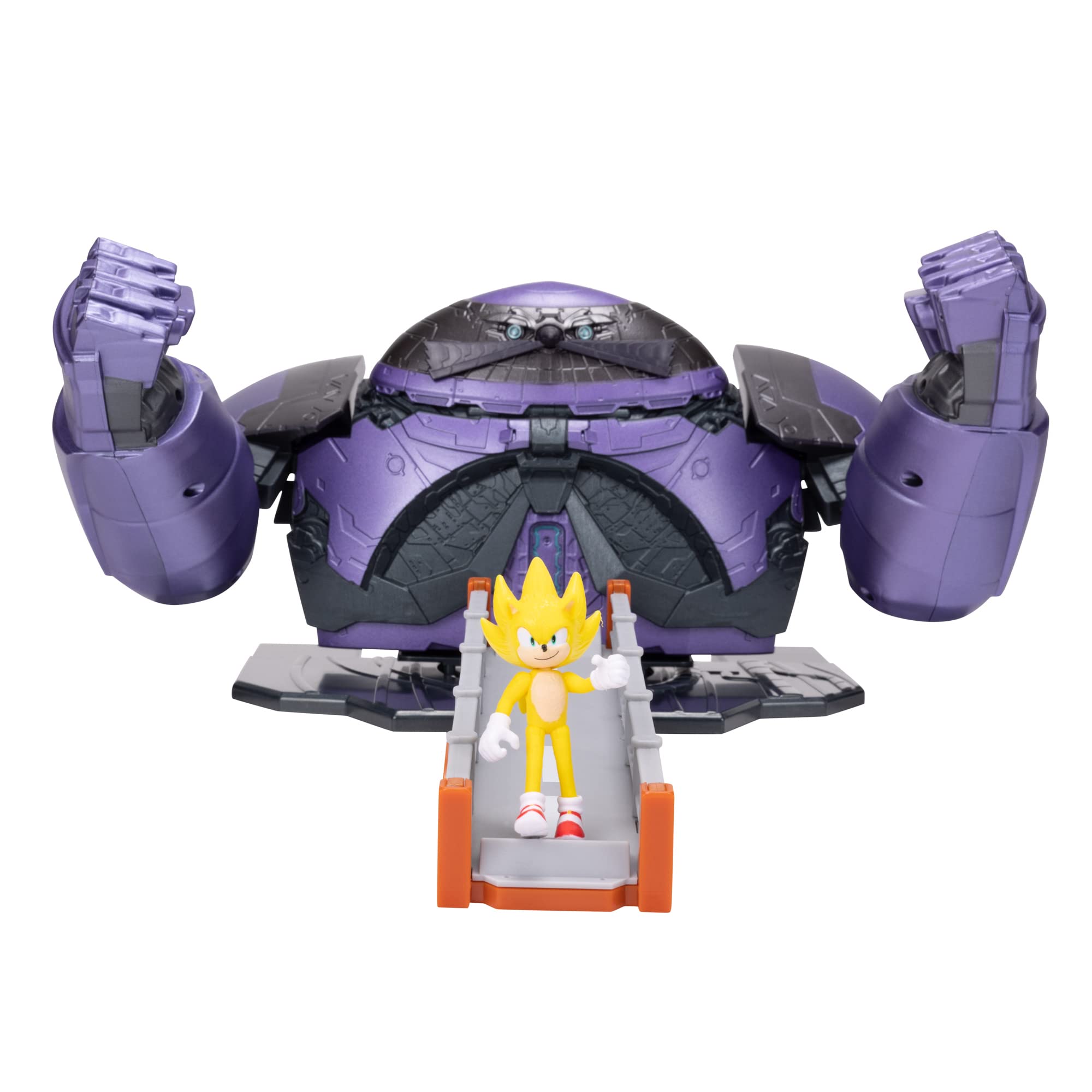 Sonic the Hedgehog 2 Movie: Giant Eggman with 2.5'' Super Sonic Action Figure Playset $11.48 + Free Shipping w/ Prime or on $35+