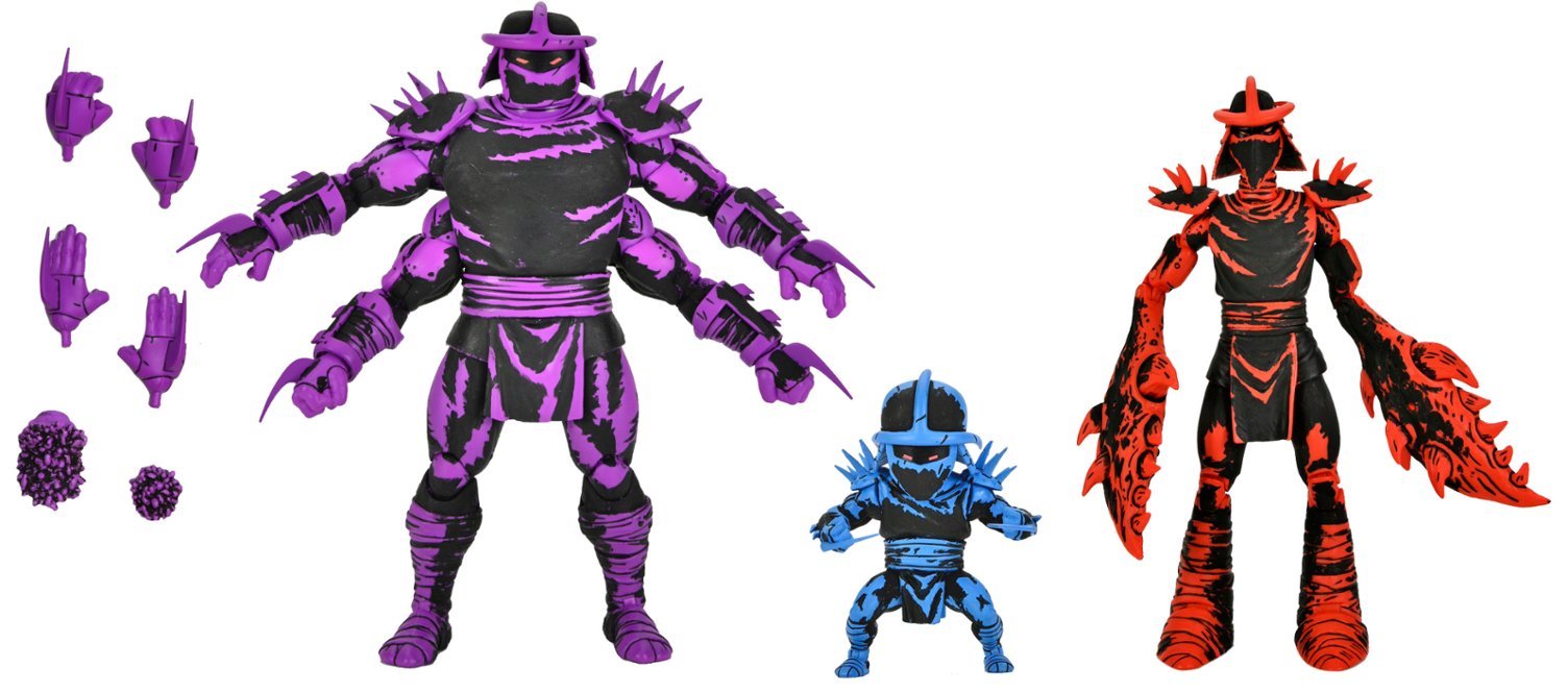 3-Piece NECA Teenage Mutant Ninja Turtles: 7'' Eastman and Laird's Shredder Clones $30 + Free Shipping