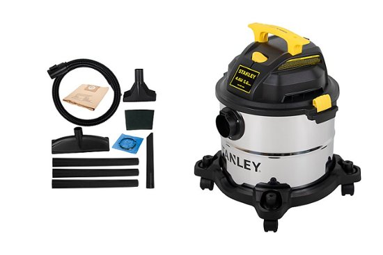 5-Gallon Stanley Wet/Dry Vacuum $45 + Free Shipping