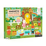 74-Piece Petit Collage Treehouse Party Animal Friends Magnetic Board $14.05