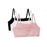3-Pack Fruit of the Loom Women's Spaghetti Strap Cotton Sports Bra (Size 42) $6.18 + Free Shipping w/ Prime or on $35+