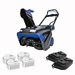 Snow Joe: 96V 21-inch Brushless Single-Stage Cordless Snow Blower w/ 4 x 12.0-Ah Batteries &amp; 2 Chargers $397 + Free Shipping