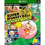 Super Monkey Ball Banana Mania (Xbox Series X, Xbox One Physical) $7.49 + Free Shipping