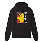 Men's & Women's Hoodie Sweaters: JuJutsu Kaisen (Black), Pokemon Pikachu & More $20 each + Free S/H on $79+