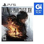 Final Fantasy XVI (PlayStation 5 Physical) $35 + Free S&amp;H on $75+ or Free Store Pick Up at GameStop