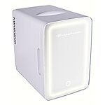 6.5-Liter Frigidaire Personal Fridge Cooler w/ LED Mirror (Fits 9 Cans, White) $25.45 + Free Shipping w/ Prime or on $35+